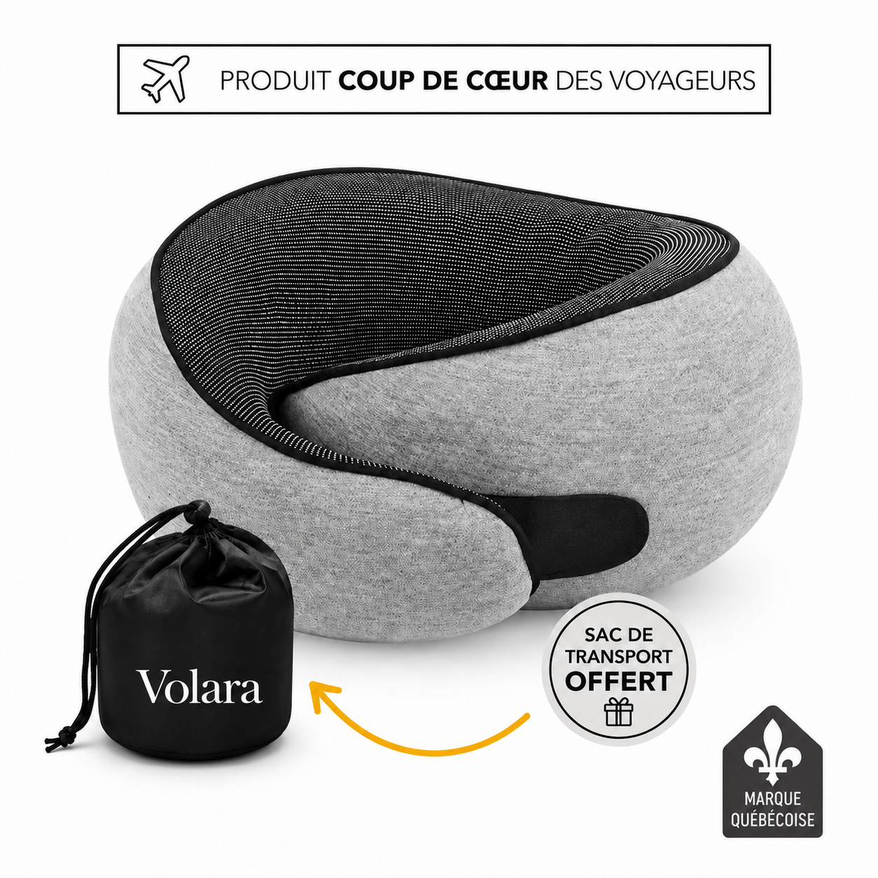 Oreiller Ergonomique 360° Anti-Douleur